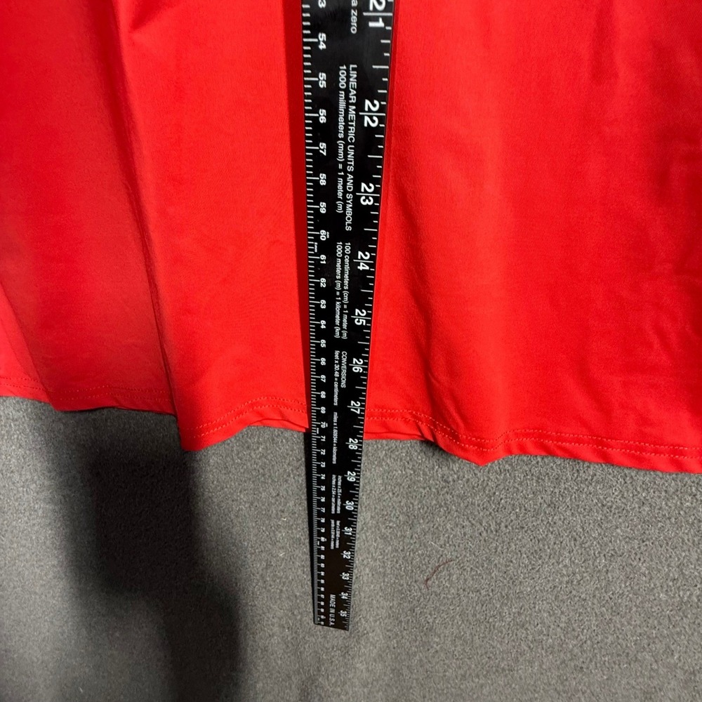 Performance Polo Men's Red Geometric Moisture Wicking 4-Way Stretch Golfwear 2XL - Picture 5 of 6